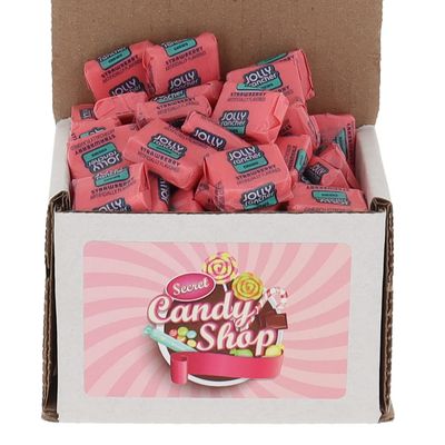 SECRET CANDY SHOP Jolly Rancher Chews Candy in Box (Individually Wrapped) (Strawberry, 8oz)