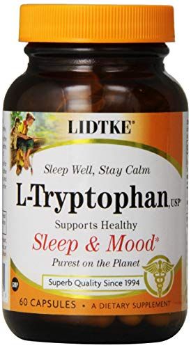Lidtke Technologies L-Tryptophan Capsules, 60 Count