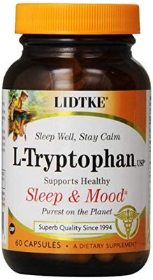Lidtke Technologies L-Tryptophan Capsules, 60 Count