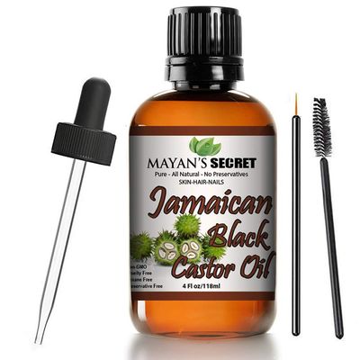 Mayan&#39;s Secret Pure Carrier and Essential oils for Skin Care, Hair, Body Moisturizer for Face-Anti Aging Skin Care (Black Jamaican Castor oil, 4oz)