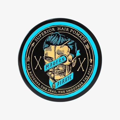 Modern Pirate Superior Pomade - Strong Hold Pomade for Men - Mens Grooming Pomade - Water Based Scented Pomade - Medium Shine, Flake Free Easy to Wash Out - Hair Styling Pomade