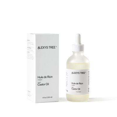 Alexys Tree Organic Castor Oil - 100 Pure Premium Grade Essential Oil for Hair, Scalp, Eyelashes and Eyebrows Body - Hair Growth Serum - 120 ML, 2 fl oz