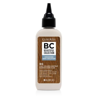 Clairol Professional Beautiful Collection Advanced Gray Solutions, 6G Light Golden Chestnut, 3 oz. - Packaging May Vary