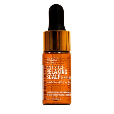 Esha Girl Natural - Anti-Itch Relaxing Scalp Serum - Especially for 3C 4C Curly Hair - Plant Protein Biotin B Complex Infused with Coconut Rosemary - (0.34 oz)