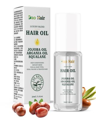 Dao Luxury Blend Hair Oil, Argan, Jojoba Squalane, Anti-Frizz, Shine Repair, Lightweight for All Hair Types 1.01oz