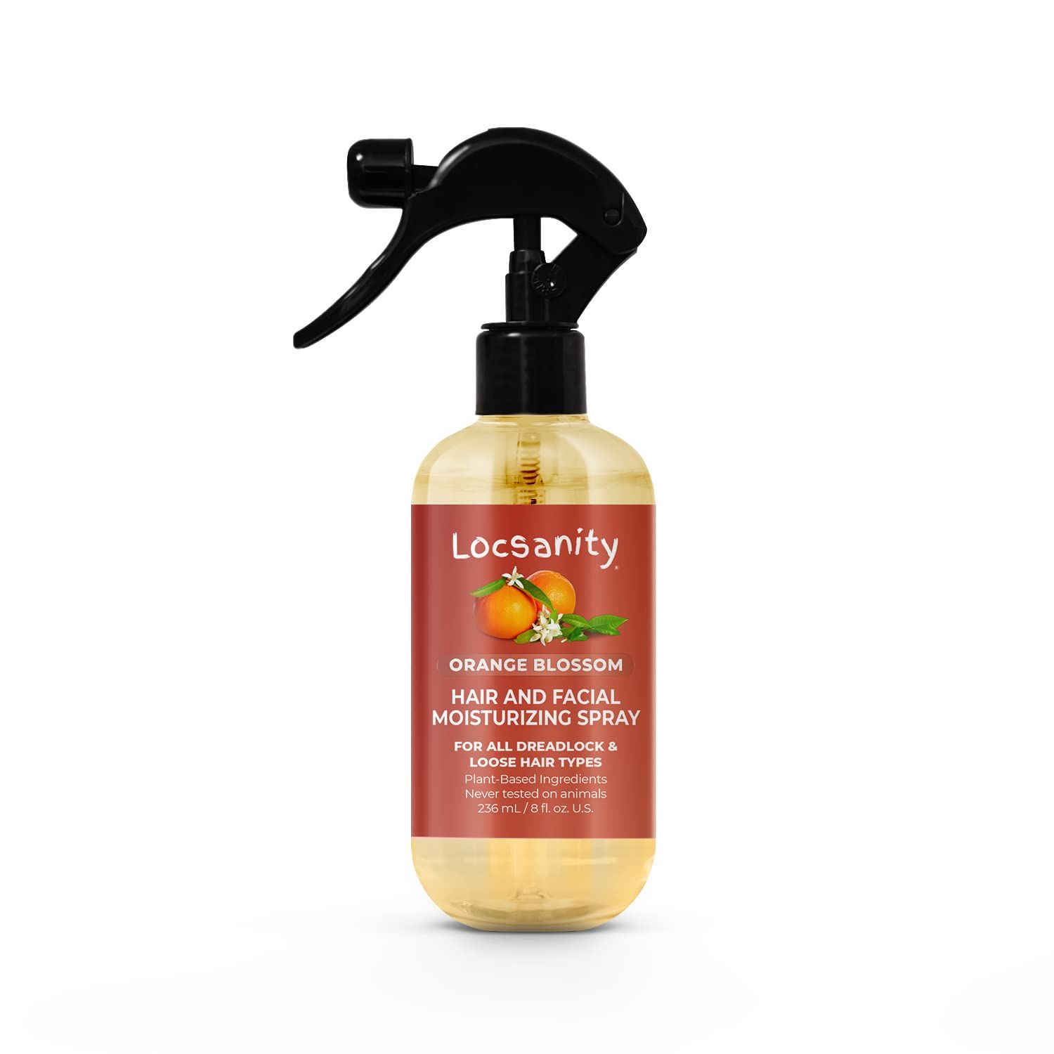 Locsanity Pure Orange Blossom Hair and Facial Daily Moisturizing and Refreshing Spray Dreadlock, Sisterlocks, Microlocks, Locs Fine Mist (8oz)