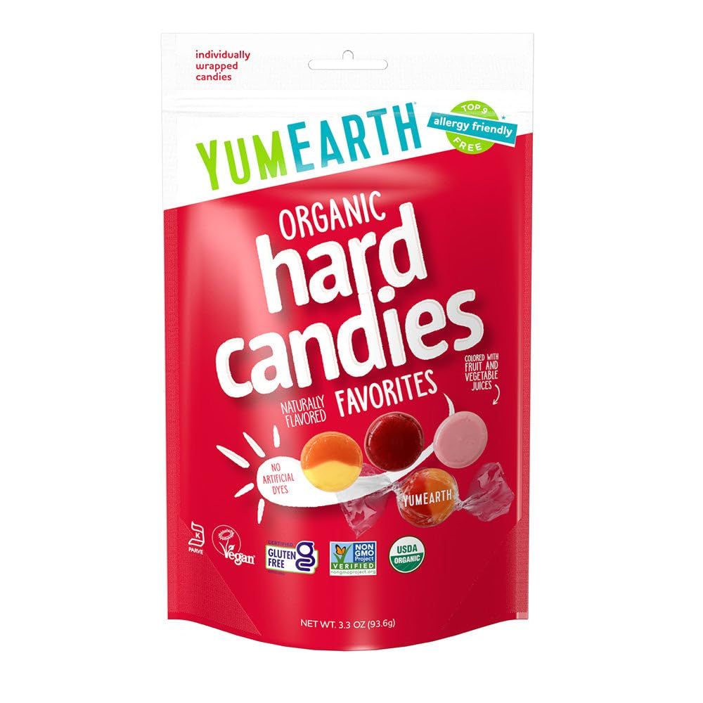 Organic Fruit Hard Candy 3.3 oz bag 1 bag