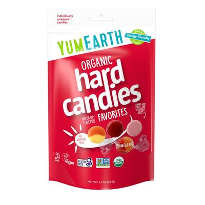 Organic Fruit Hard Candy 3.3 oz bag 1 bag