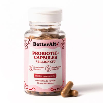 Better Alt PROBIOTIC Capsules (7 Billion CFUs) 7 Probiotic Strains Helps with pH Balance Supplement for Women 1-Month Pack