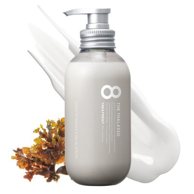8 THE THALASSO Natural Hair Conditioner for Normal to Oily Hair Women Men, Moisturizing Hair Care with Organic Stem Cell Deep Sea Water from Japan, Silicone Sulfate Free, SMOOTH, 16.06 Fl Oz