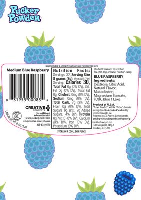Pucker Powder Sour Blue Raspberry
