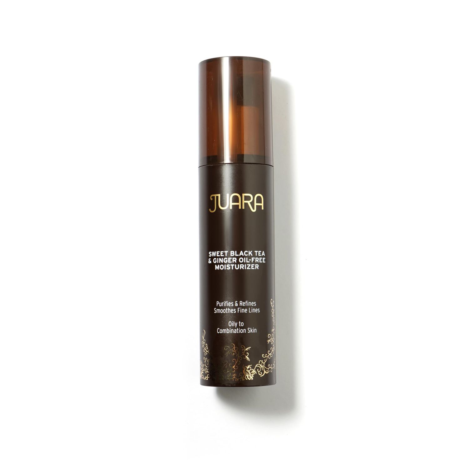 JUARA: Sweet Black Tea Ginger Oil-Free Moisturizer Matte Finish Lotion Reduces Shine Deluxe Moisturizing Facial Treatment Plumping Hyaluronic Acid Paraben Sulfate Free Vegetarian 1.7oz