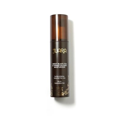 JUARA: Sweet Black Tea Ginger Oil-Free Moisturizer Matte Finish Lotion Reduces Shine Deluxe Moisturizing Facial Treatment Plumping Hyaluronic Acid Paraben Sulfate Free Vegetarian 1.7oz
