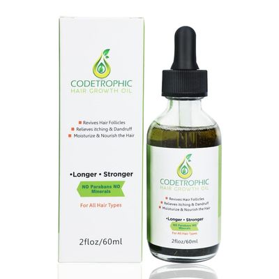 Codetrophic Hair Growth Oil - Rosemary Oil for Hair Growth Organic - Natural Hair Oil - Hair Treatment, 2.0 Fl Oz, Pack of 1