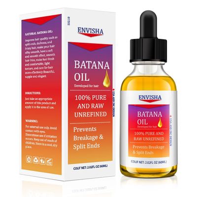 ENVISHA Raw Batana Oil for Hair Growth, 100 Pure Natural Batana Oil from Honduras, Moisturizing, Strengthening Hair Serum For Women Men