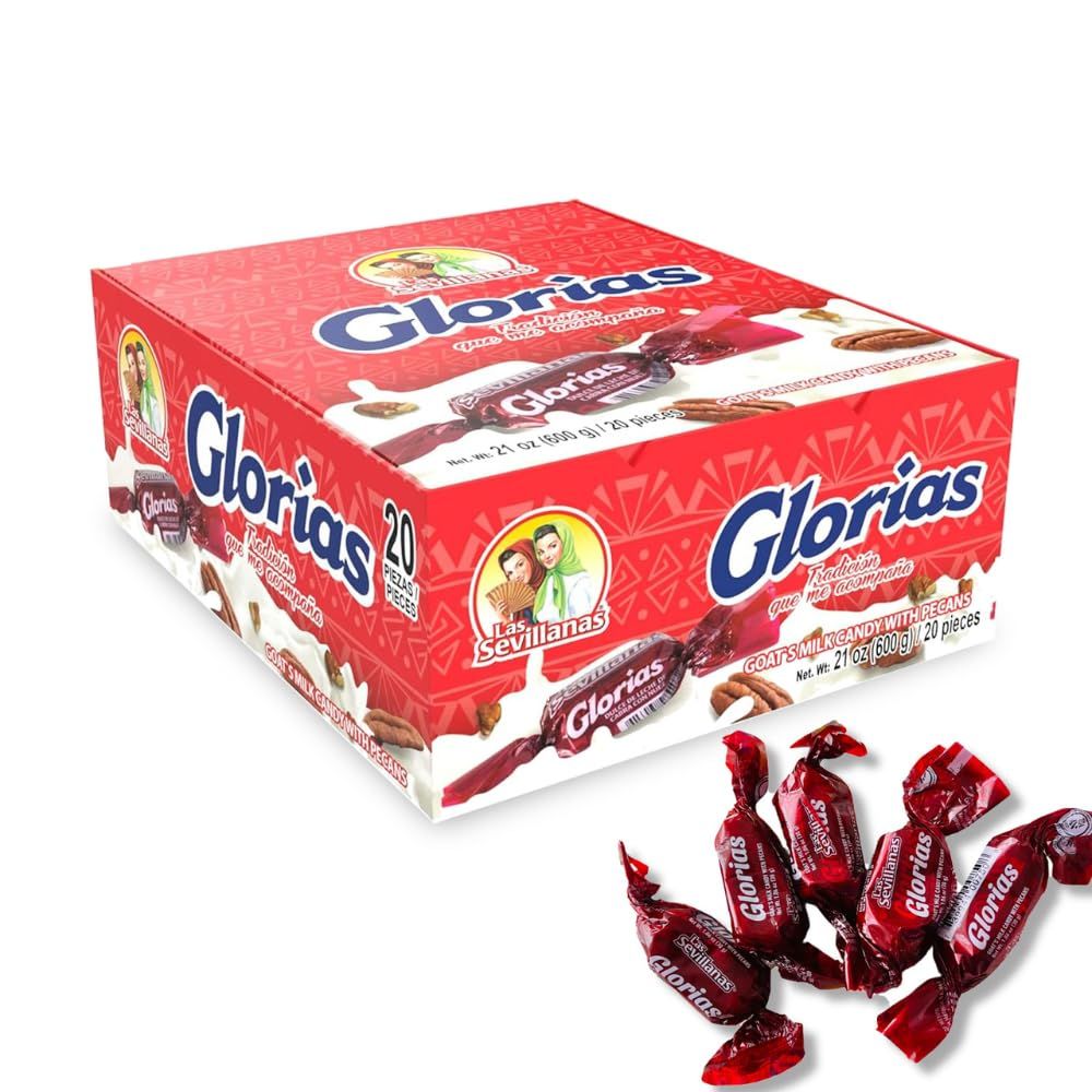 Glorias Pecan 30g Family Display pack w20 pieces Las Sevillanas
