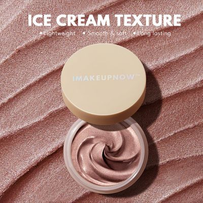 imakeupnow Eyeshadow Primer Base Long-Lasting Cream Eye Makeup Primer Shimmer, Waterproof Eye Base for Vibrant, Eyeshadow Concealer For Dry Skin Type, 0.35ozcount