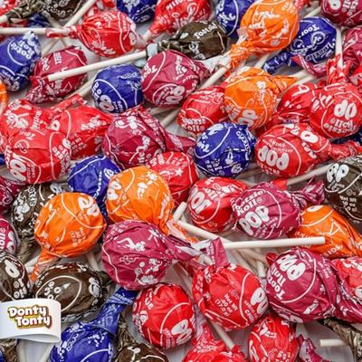 TOOTSIE ROLL POPS Lollipops 1 lb - Bulk Bag, 5 Assorted Flavors, Gluten Free, Chewy Center Hard Candy Coating, Individually Wrapped Suckers (24 Pieces)