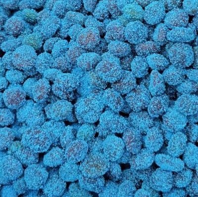Sour Blue Raspberry Gushers Extremely Sour Best Gummies, Irresistible delicious tangy, Trending candy, viral, popular on TikTok by CandyLand USA 12 oz