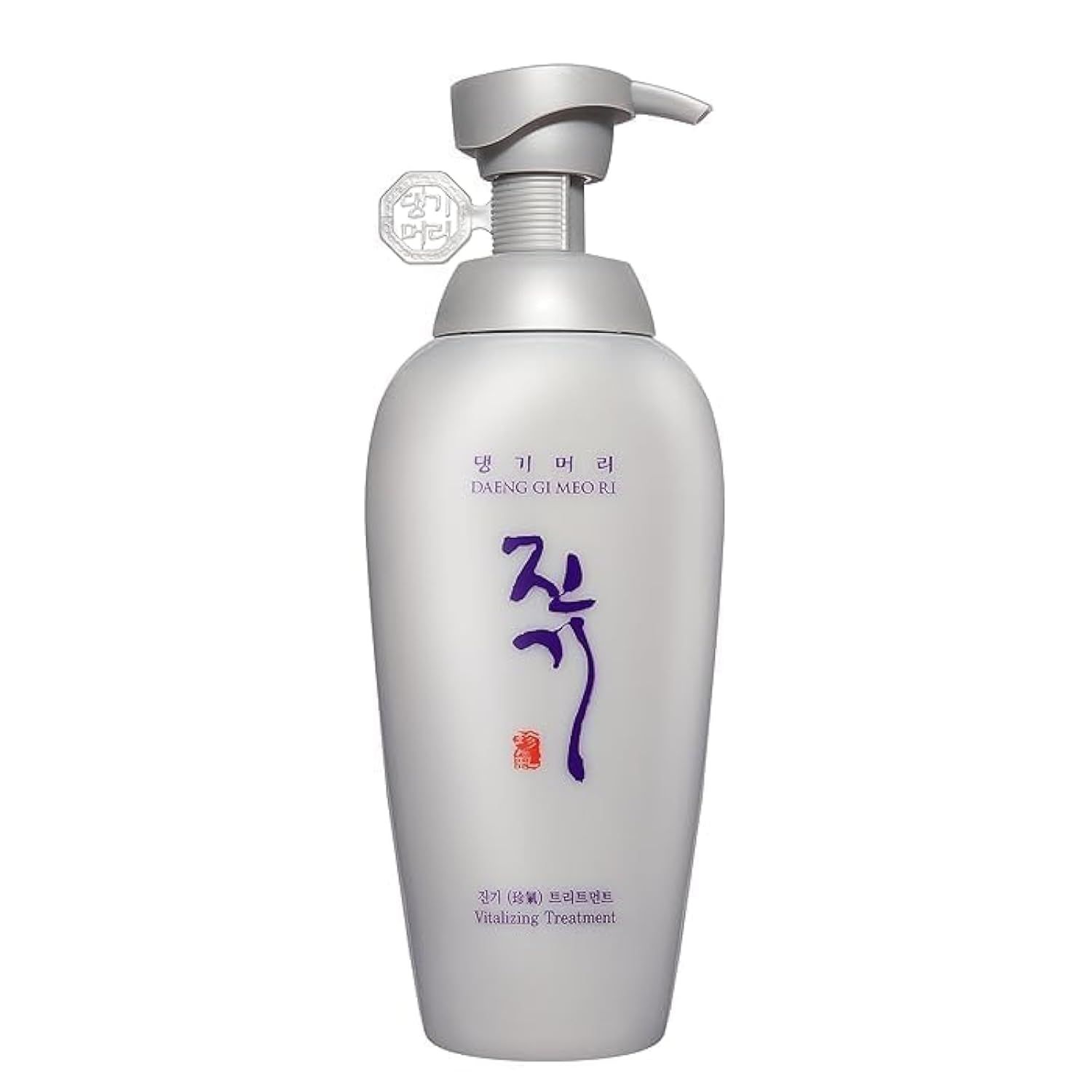 Daeng Gi Meo Ri - Jin Gi Vitalizing Hair Treatment (500ml) - Korean Herbal Nourishment, Frizz Control, Split End Repair, Glossy Shine, Ideal for All Hair Types, package may vary.