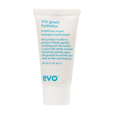 EVO The Great Hydrator Moisture Hair Mask - Moisturise, Add Softness Shine, Nourishing Hydrating Treatment for Dry Hair - Travel Size, 30ml 1.01fl.oz