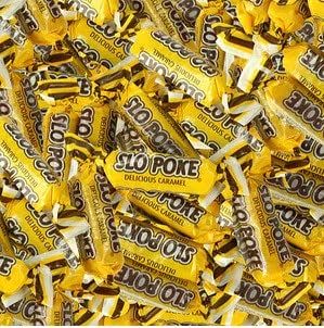Slo Pokes Bite Size Caramel Candy (1LB)