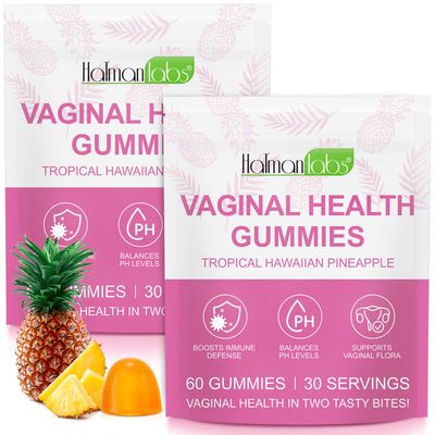 Onznoz Vaginal Probiotics for Women, PH Balance Gummies, Probiotics for Women Vaginigal Health, Support Healthy Odor, Yeast Balance Flora, Vaginal Health Supplement (60 Count (Pack of 2))