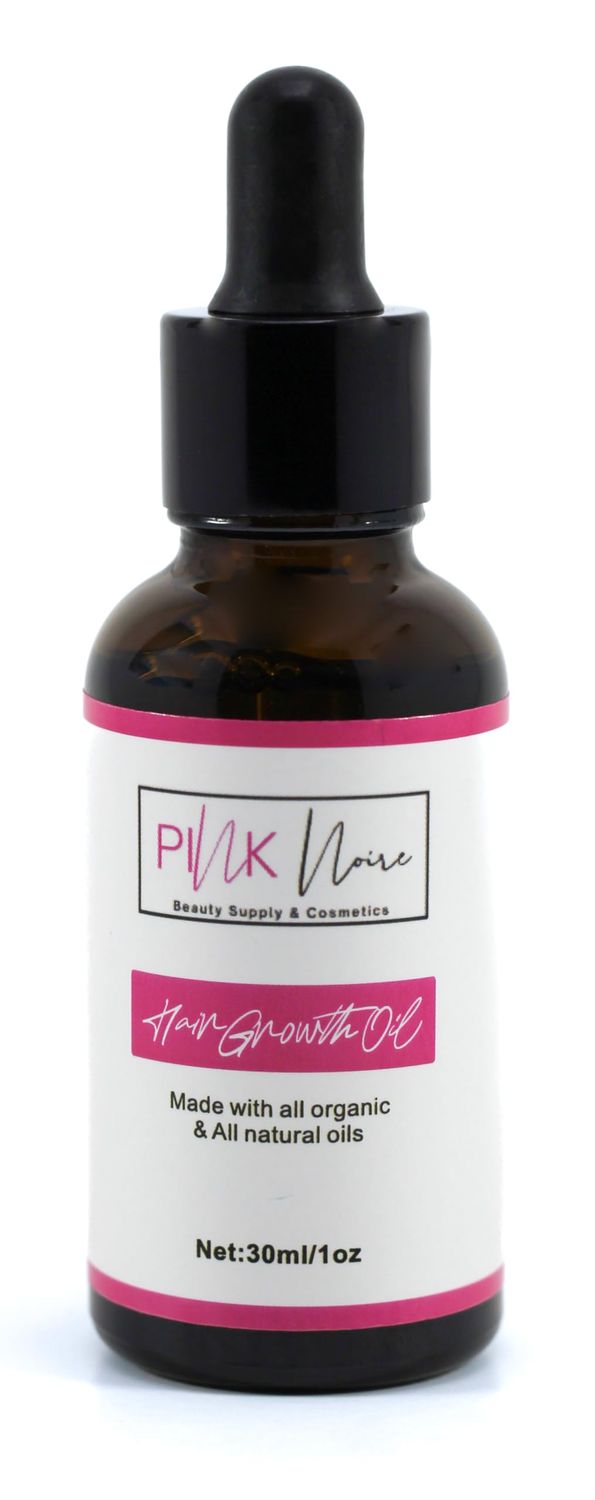 Pink Noire Hair Growth Oil 1 fl oz Growth Serum Ginger Root Hair Growth Oil for Black Women