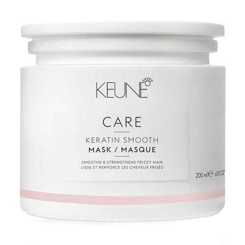 Keune Care Keratin Smooth Mask, Deep Conditioning Repairing Treatment for Frizz-Prone Hair, 6.8 Fl Oz