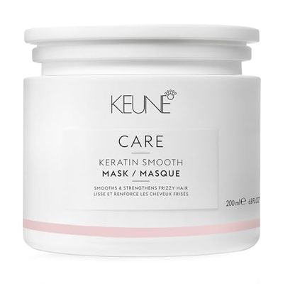 Keune Care Keratin Smooth Mask, Deep Conditioning Repairing Treatment for Frizz-Prone Hair, 6.8 Fl Oz