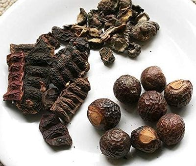 OnMexa 100 Natural Healing Herbs - Whole Dried Amla, Reetha and Shikakai Raw Form for Hair Cleansing Conditioning Natural Hair Care Growth (200 Gm)
