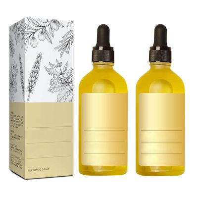 KKINYAS Veganic Natural Rosemary Hair Growth Oil, Nourishing Dry Damaged Hair (60ml x 2)