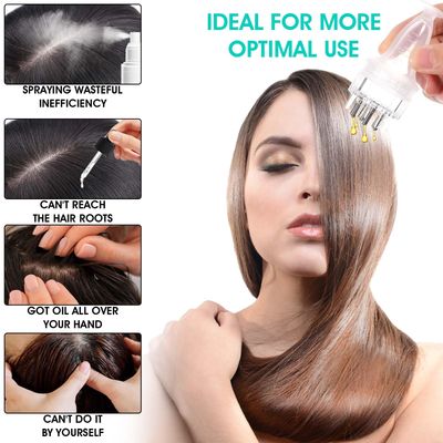 YUXIANLB Hair Growth Oil Applicator Comb Precision Scalp Massager Serum Applicator Tool for Men Women Hair Care Brush for Essential Oils Liquid Treatments Promotes Healthy Growth Scalp Health