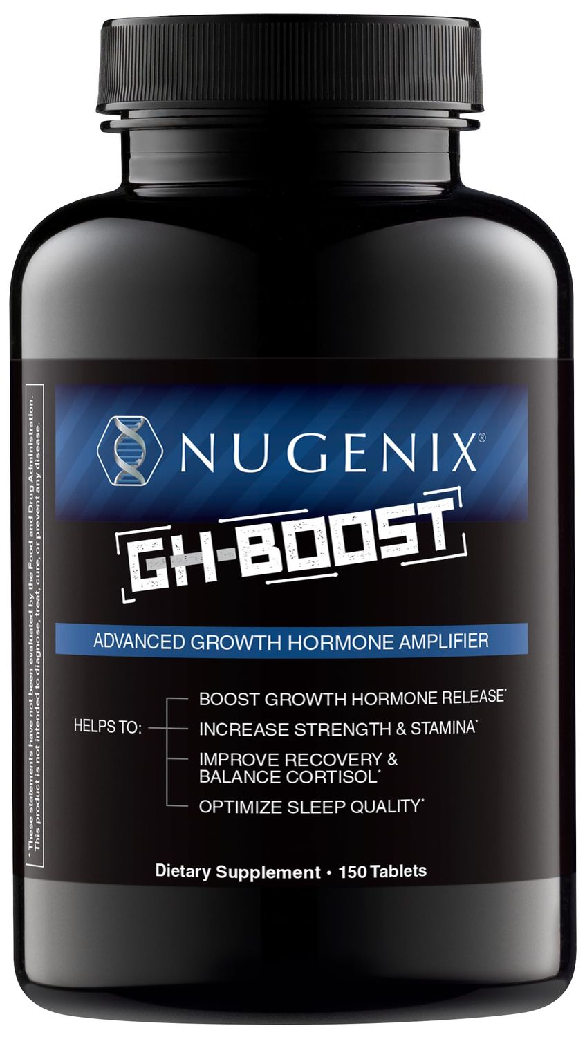 Nugenix GH-Boost - Advanced HGH Boosting Supplement for Men - Support Energy, Endurance, Sleep, with KSM-66, GABA, Arginine, Glutamine, Ashwagandha, 150ct