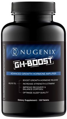 Nugenix GH-Boost - Advanced HGH Boosting Supplement for Men - Support Energy, Endurance, Sleep, with KSM-66, GABA, Arginine, Glutamine, Ashwagandha, 150ct