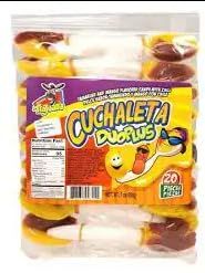 Cuchaleta Authentic Mexican Tamarind Flavored Spoon Candy with Chili Powder (Mango)