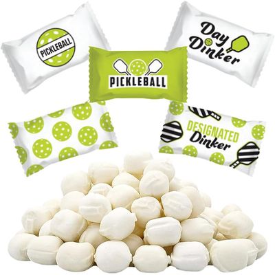 Fruidles Pickleball Buttermints, Mint Candies, After Dinner Mints, Butter Mint Candy, Fat-Free, Individually Wrapped (55 Pieces)
