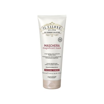 Il Salone Milano Professional Magnificent Mask - Moisturizing Hair Mask for Color Treated Hair - Provides Lasting Color Protection Shine - Vegan, Salon-Quality Hair Care (8.55 oz 250 ml)