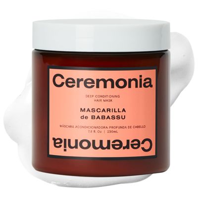 Ceremonia Mascarilla de Babassu Oil and Cupuau Butter Deep Conditioning Hair Mask, 7.8 Fl Oz 230 mL
