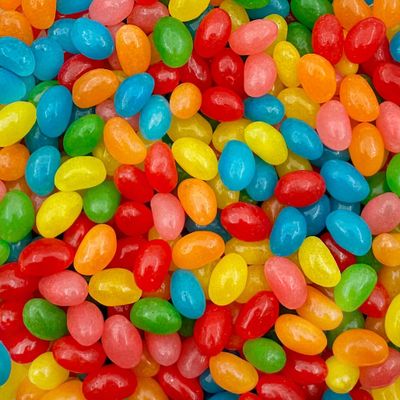 Jelly Beans 2-Pound Pack Miniature Size Assorted Fruit Flavors Candy