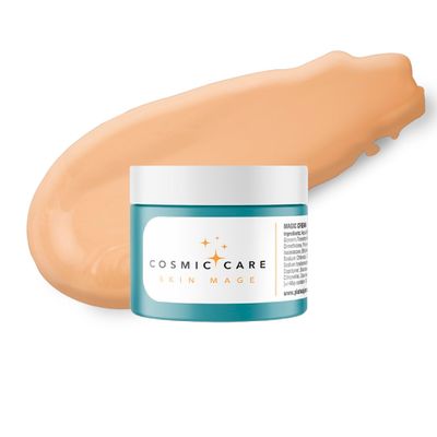 Cosmic Care, Skin Mage BB Cream for Face with Collagen and Hyaluronic Acid, Magic Balls for Pigment Correction and Matte Finish, 50ml, Medium Color