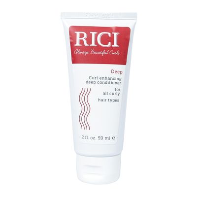 RICI Deep Conditioning for Curly Hair 2 Ounce Naturally Formulated Conditioner to Prevent Frizz for All Types of Curly Hair Patented Formula Made in the USA