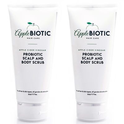 Apple Cider Vinegar Scalp Scrub 2PK - Exfoliating Scalp Treatment with Coconut Sesame Seed Oils - Moisturizes Relieves Itchy, Flaky Skin. Hair Scrub Scalp Cleanser for Build Up, Healthy Hair