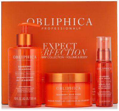 Obliphica Expect Perfection Volume Body Seaberry Collection Set - Elevate Your Haircare Experience with Luxurious Volumizing and Bodifying Formulas for Beautifully Enhanced Hair