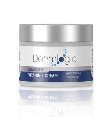 Vitamin K Cream- Moisturizing Bruise Healing Formula. Dark Spot Corrector for Bruising, Spider Veins Broken Capillaries. Reduces Under Eye Dark Circles, Fine Lines, Puffiness, Wrinkles with Arnica