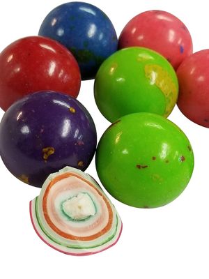 Jawbreakers Assorted Colors 1 Inch Rock Hard Candy Rainbow Candy 1 Pound-Pressed Dextrose Candy Center