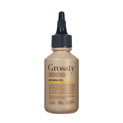 GROSSTY 100 Pure Batana Oil for Hair Growth, Nourishment, Repair, Dr Sebi Natural Organic Raw Batana Hair Oil Treatment For Thicker, Stronger Hair 100ml