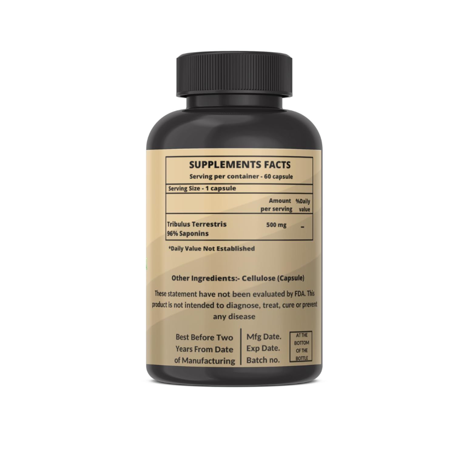 Heroot Tribulus Terrestris Supplement for Men Women Supplement Booster for Energy, Vitality, Stamina Performance (Pack of 60 Capsule)