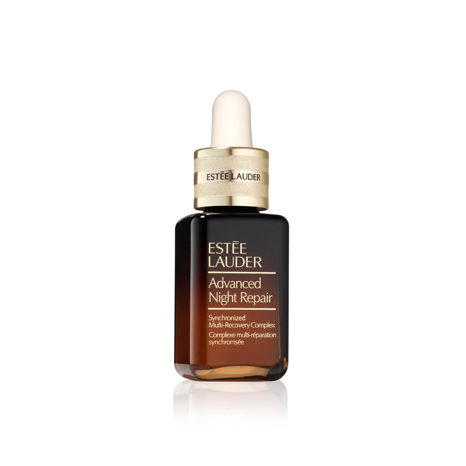 Este Lauder Advanced Night Repair Face Serum Synchronized Multi-Recovery Complex with Hyaluronic Acid Peptides Anti Aging Hydrating, 0.67 Fl Oz