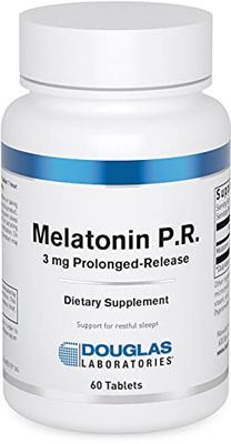 Douglas Laboratories Melatonin Prolonged Release - 3 mg Melatonin - Sleep Support Supplement - For Hormone Balance, Relaxation, Antioxidants Immune System - 60 Tablets